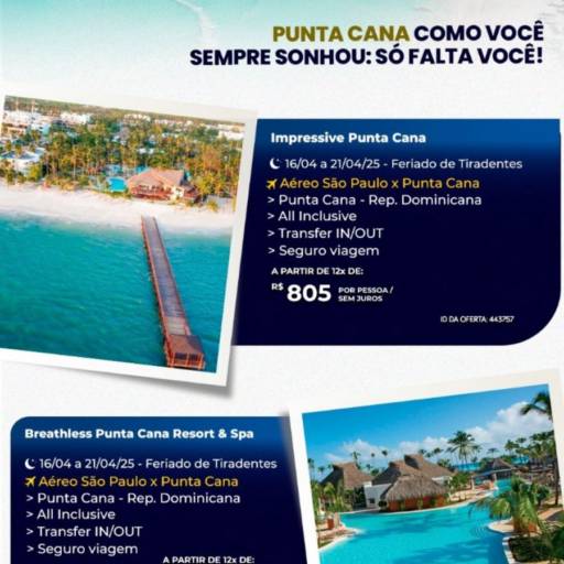 Descubra Punta Cana com a Blend Way Viagens em Mineiros por Blend Way Viagens