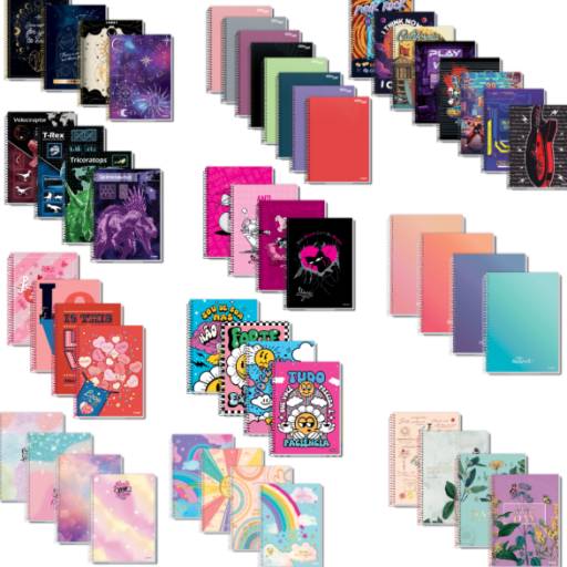 Caderno de Espiral 10 Matérias – Organização Completa em São Paulo, SP em São Paulo, SP por Papelaria e Presente Safari