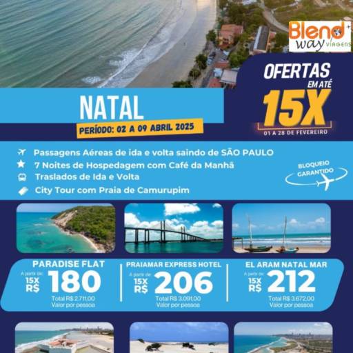 A cidade do sol e das dunas: ofertas incríveis de viagem para Natal! por Blend Way Viagens