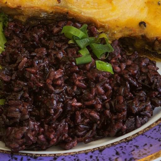 Arroz negro por Leveat - Comidas saudáveis e ultrassaborosas