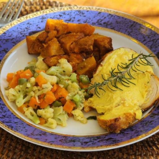 Frango com molho mostarda