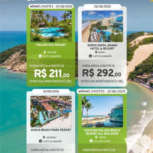 Paraísos do Nordeste: Resorts Imperdíveis na Bahia, Ceará e Rio Grande do Norte com a Blend Way Viagens por Blend Way Viagens