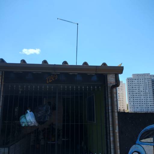 Instalação de antena Proeletronic 38 elementos instalada para dois pontos no bairro Cidade São Jorge em Santo André em 04/03/2025