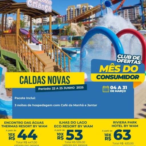 Ofertas Imperdíveis do Mês do Consumidor para Viagens em Fortaleza, Caldas Novas e Maceió com a Blend Way Viagens por Blend Way Viagens