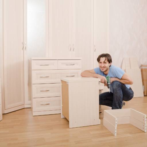 Montagem de móveis de escritório