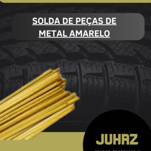 Solda de Peças de Metal Amarelo em Itapetininga