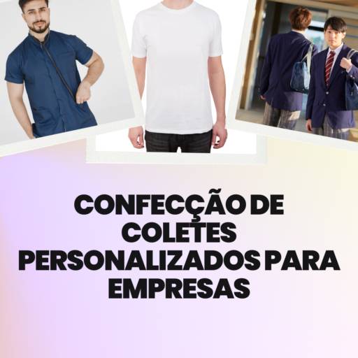 Confecção de coletes personalizados para empresas em Itapetininga
