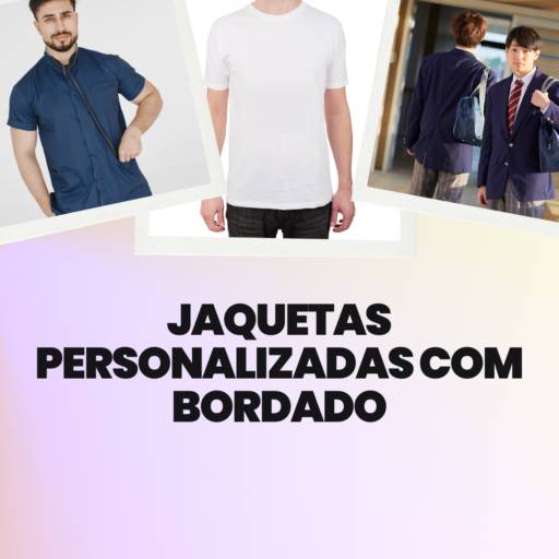 Jaquetas personalizadas com bordado para equipes e empresas em Itapetininga