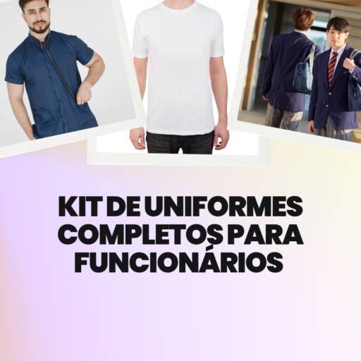 Kit de uniformes completos para funcionários em Itapetininga