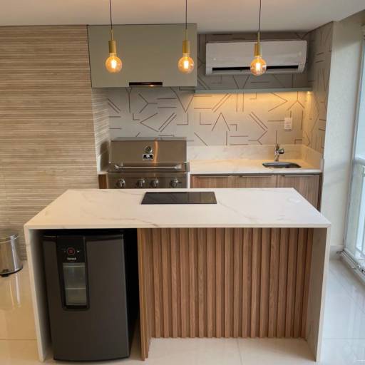 Espaço Gourmet Planejado com Conforto e Estilo – Ninho Verde II Eco Residence, SP