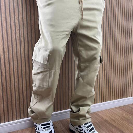 Calça Sarja Cargo por DK Multmarcas