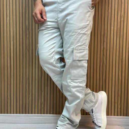 Calça Sarja Cargo por DK Multmarcas