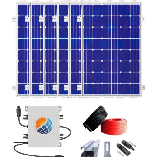 KIT ENERGIA SOLAR 3,30kWp 330kWh/mês • R$13.990,00
