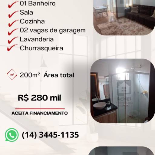 EXCELENTE IMÓVEL PARA VENDA NO JARDIM BELA VISTA EM JAÚ/S