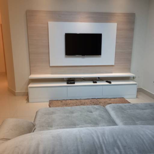 Comprar o produto de Painel de TV planejado  em Móveis Planejados - Marcenarias pela empresa Marcenaria Gama  em Botucatu, SP por Solutudo