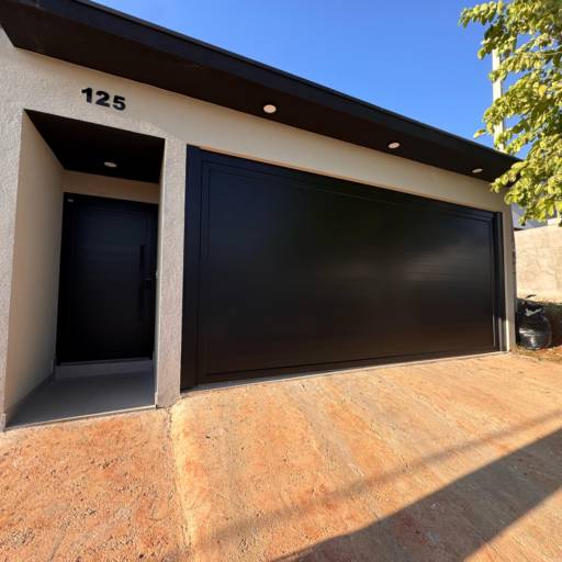 Portões em Alumínio Preto com Alta Durabilidade – São Manuel, SP