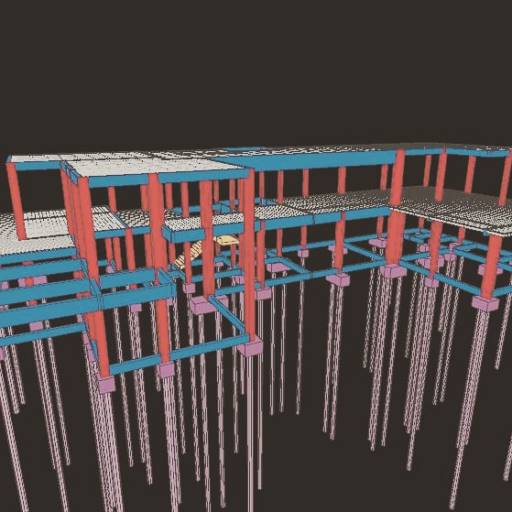 Projeto estrutural para sobrado Santa Cristina 1 com economia e segurança por AMDF Engenharia e Construções 