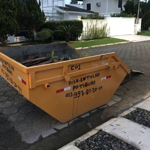 Locação de Caçamba para Entulho em Guarujá com agilidade e segurança