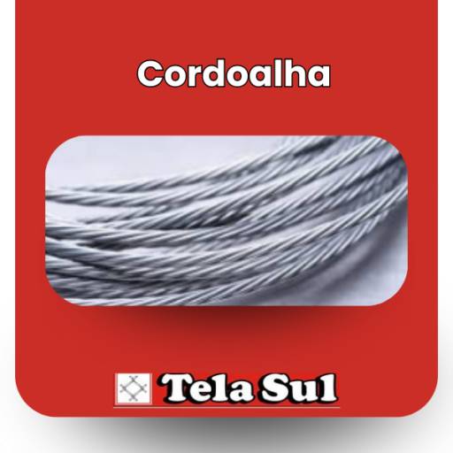 Cordoalha em Itapetininga por Tela Sul Comercio de Telas e Arames