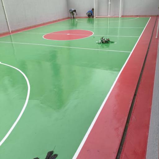 Pintura de quadra poliesportiva em Brasília com durabilidade e segurança