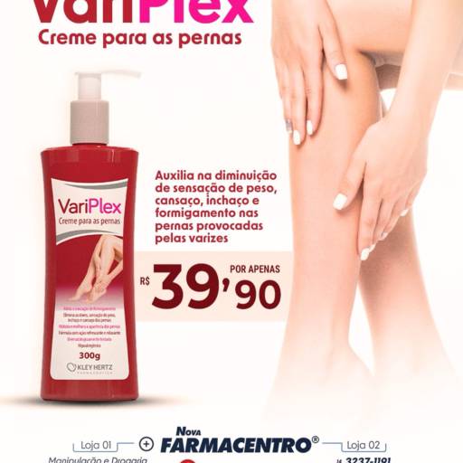 Variplex creme para as pernas