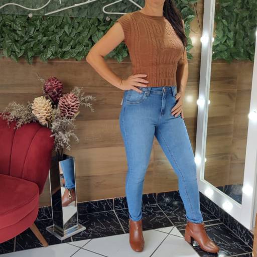 Tricô Modal Tamanho Único – Veste até G por R$44,00 em São Manuel por Sivest