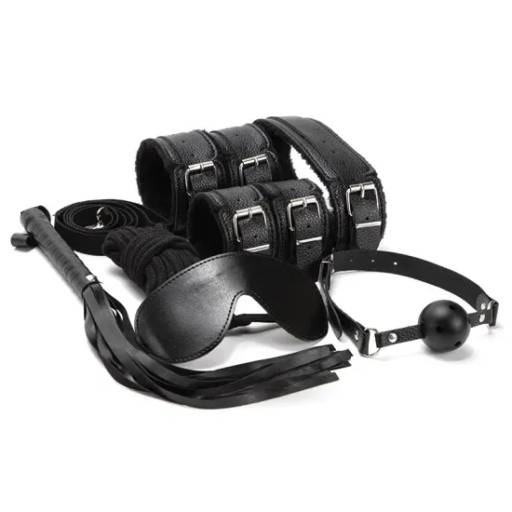 Kit Sado Erótico Bondage Preto – Fetiche e Exploração Máxima | Votorantim por Manga Rosa Sex Shop Loja Virtual