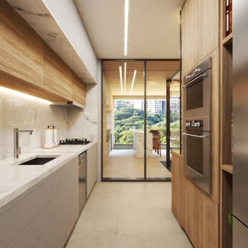 Cozinha contemporânea e funcional