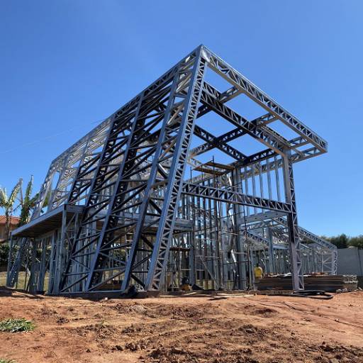 Steel Frame no Santa Bárbara Resort com obra pronta e garantida