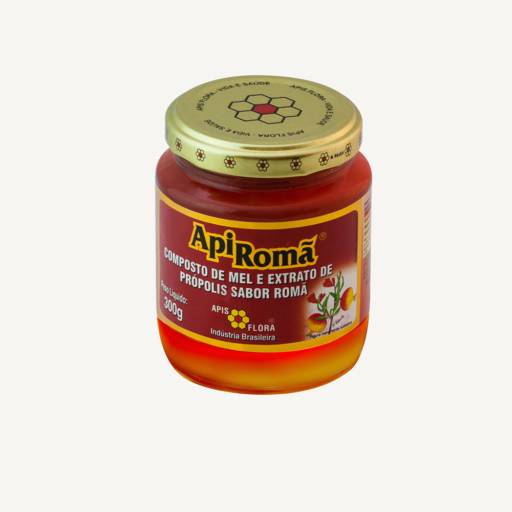 MEL COM EXTRATO DE PRÓPOLIS E ROMÃ por Farmagris