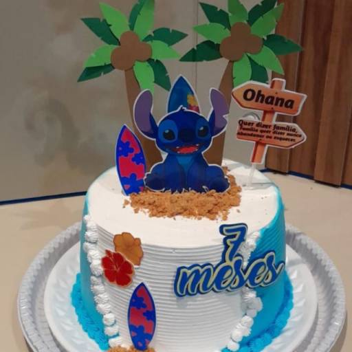 Comprar o produto de Bolo do Stitch em Bolo de Aniversário pela empresa Dona Jujuba Doces e Salgados em Foz do Iguaçu, PR por Solutudo