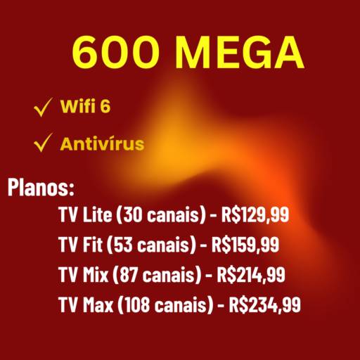 Comprar o produto de Plano Wi-Fi 600 Mega  em Provedores de Internet pela empresa Desktop Provedor de Internet - Antiga Lpnet  em Botucatu, SP por Solutudo