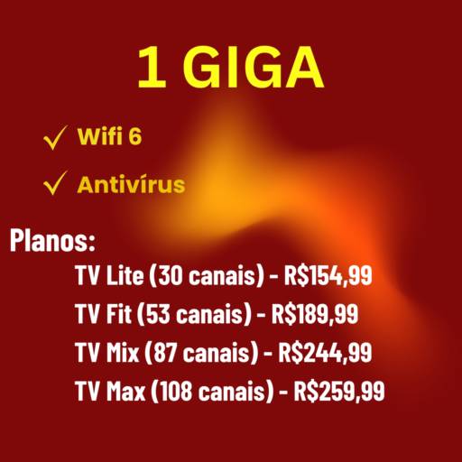 Comprar o produto de Wi-Fi 1 GIGA em Provedores de Internet pela empresa Desktop Provedor de Internet - Antiga Lpnet  em Botucatu, SP por Solutudo