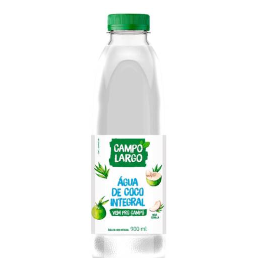 Água de Coco Campo Largo Pet - 900ml em Mineiros, GO por Primare Bebidas e Eventos - Loja 02