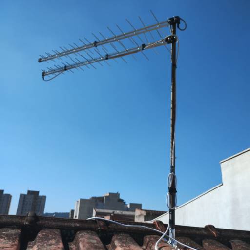 Antenas Proeletronic 38 elementos instalada para três pontos no Bairro João Ramalho em Santo André em 17/06/2025
