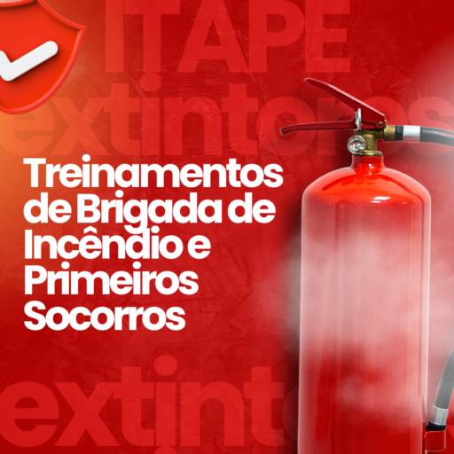 Treinamento de Brigada de Incêndio e Primeiros Socorros com Certificação