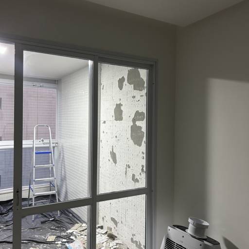 Varanda renovada com acabamento impecável! por FB Pinturas e Acabamentos