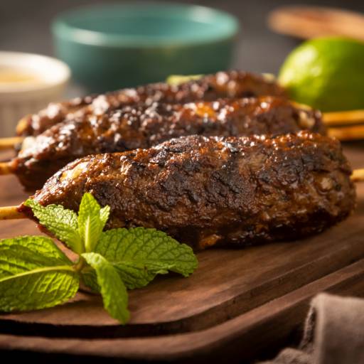 Espetinho Kafta de Carne por Recantu´s Food 
