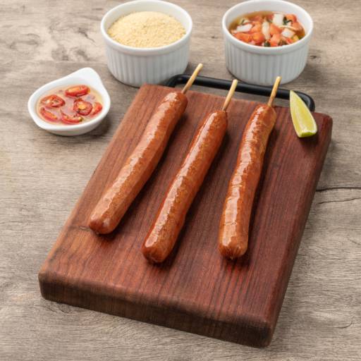 Espetinho de Linguiça  por Recantu´s Food 