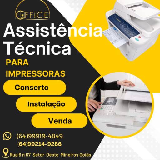 Assistência Técnica para Impressoras: Conserto, Instalação e Venda