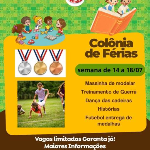 Colônia de Férias - Semana de 14 a 18/07 por Espaço Animado - Recreação Infantil e Contra Turno Escolar