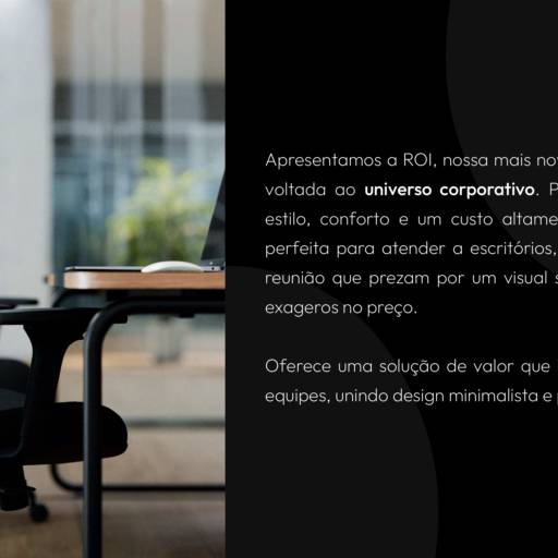 Cadeira para Escritório ROI por LP Home & Office