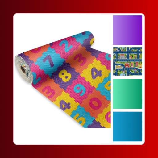 Piso emborrachado infantil por Loja da Borracha