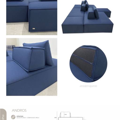 Ilha Andros por LP Home & Office