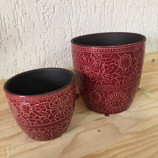 Jogo Vasinhos decorados por Casa Renove Decoracoes