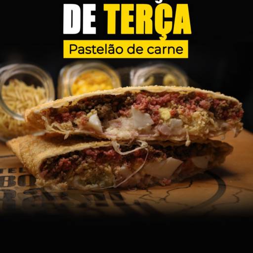 Promoção de Terça: Pastelão de Carne em Santa Cruz do Rio Pardo
