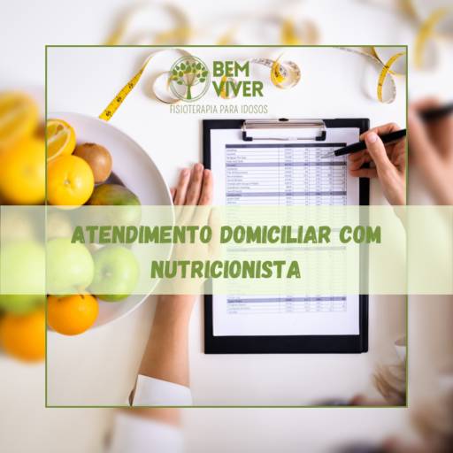 Atendimento domiciliar com nutricionista para idosos em Itapetininga, Tatuí, Guareí e Alambari