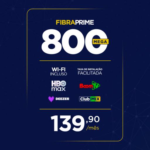 Fibra Prime 800 Mega