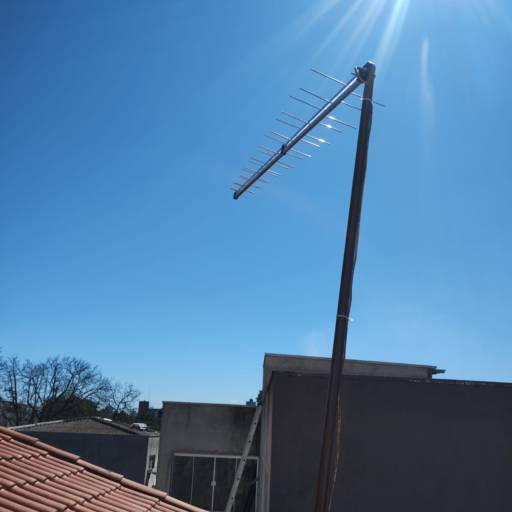 Antena Proeletronic 38 elementos instalada para quatro pontos no bairro Casa Branca em Santo André em 29/07/2025