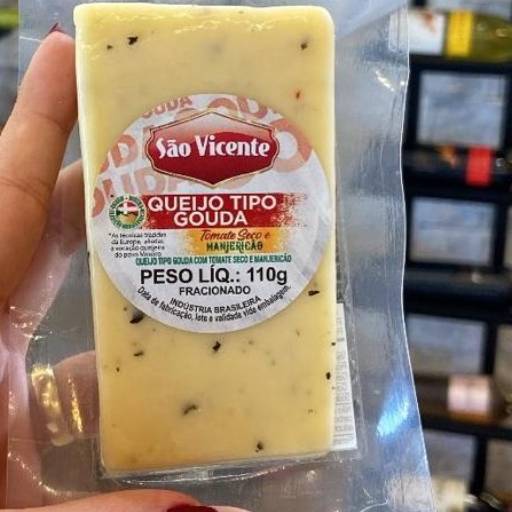 Queijo Gouda Tomate e Manjericão - 110g